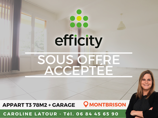 appartement 3 pièces - 77m2 à Montbrison (42600)
