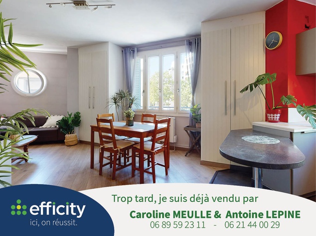 appartement 2 pièces - 45m2 à Lyon (69008)