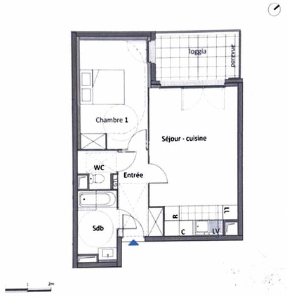 appartement 2 pièces - 48m2 à Gennevilliers (92230)