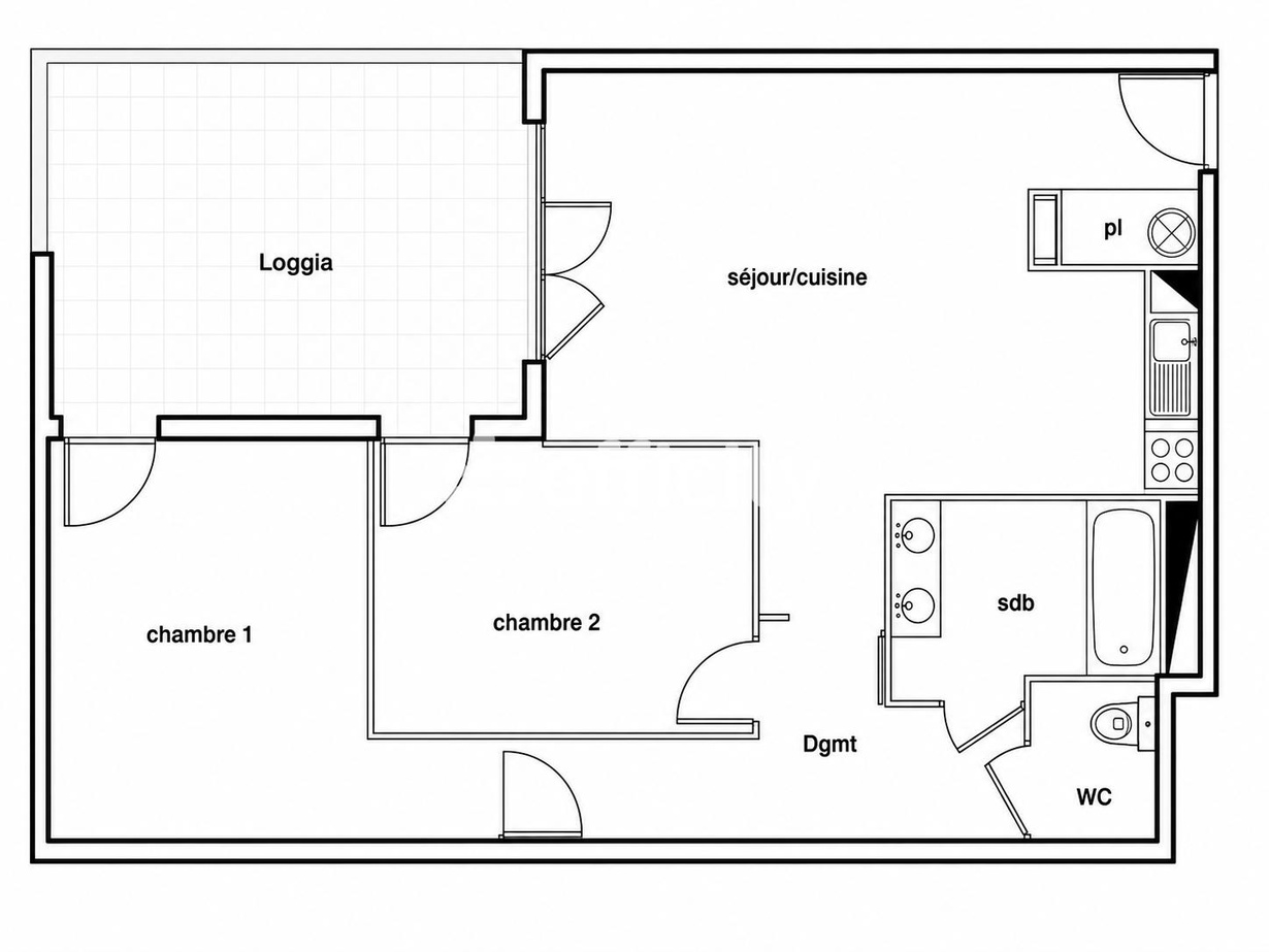 Achat immobilier Appartement 3 pièces  65m2 à Juvignac (34990) - Photo n°5