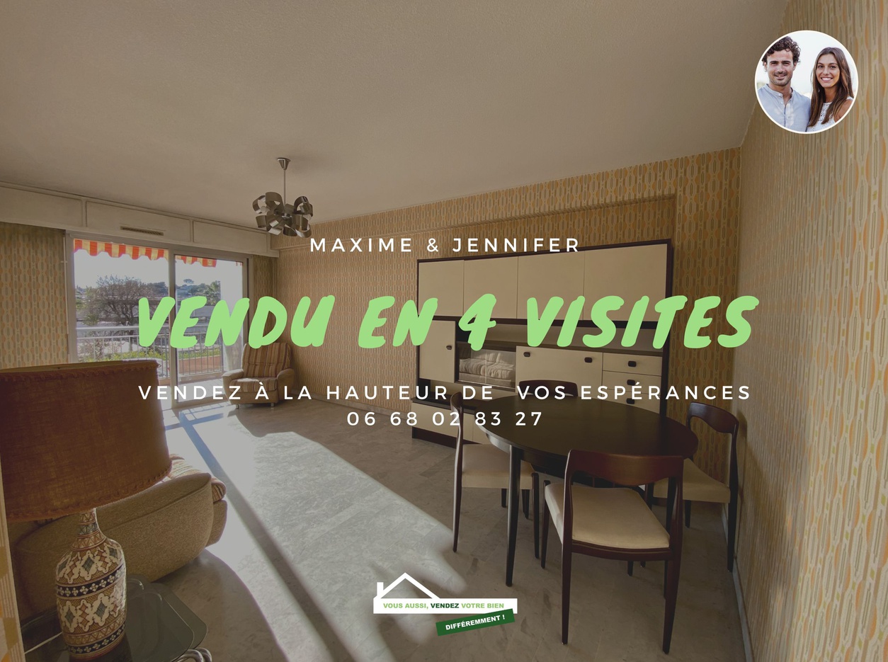 appartement 2 pièces - 50m2 à Cagnes-sur-Mer (06800)