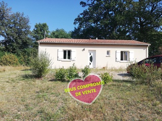 maison 3 pièces - 82m2 à Sers (16410)