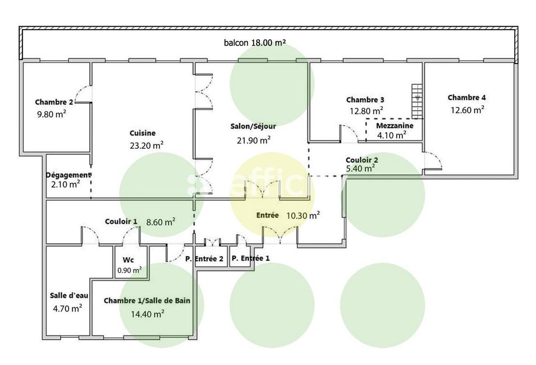 Achat immobilier Appartement 6 pièces  131m2 à Montpellier (34000) - Photo n°9