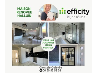 maison 5 pièces - 120m2 à Halluin (59250)