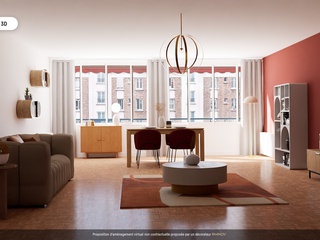 appartement 2 pièces - 51m2 à Paris 20ème (75020)