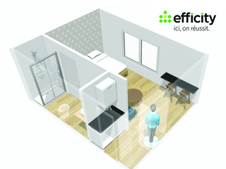 appartement 1 pièces - 21m2 à Rennes (35700)