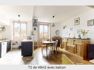 appartement 2 pièces - 50m2 à Lyon (69007)