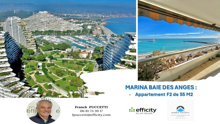 appartement 2 pièces - 55m2 à Villeneuve-Loubet (06270)