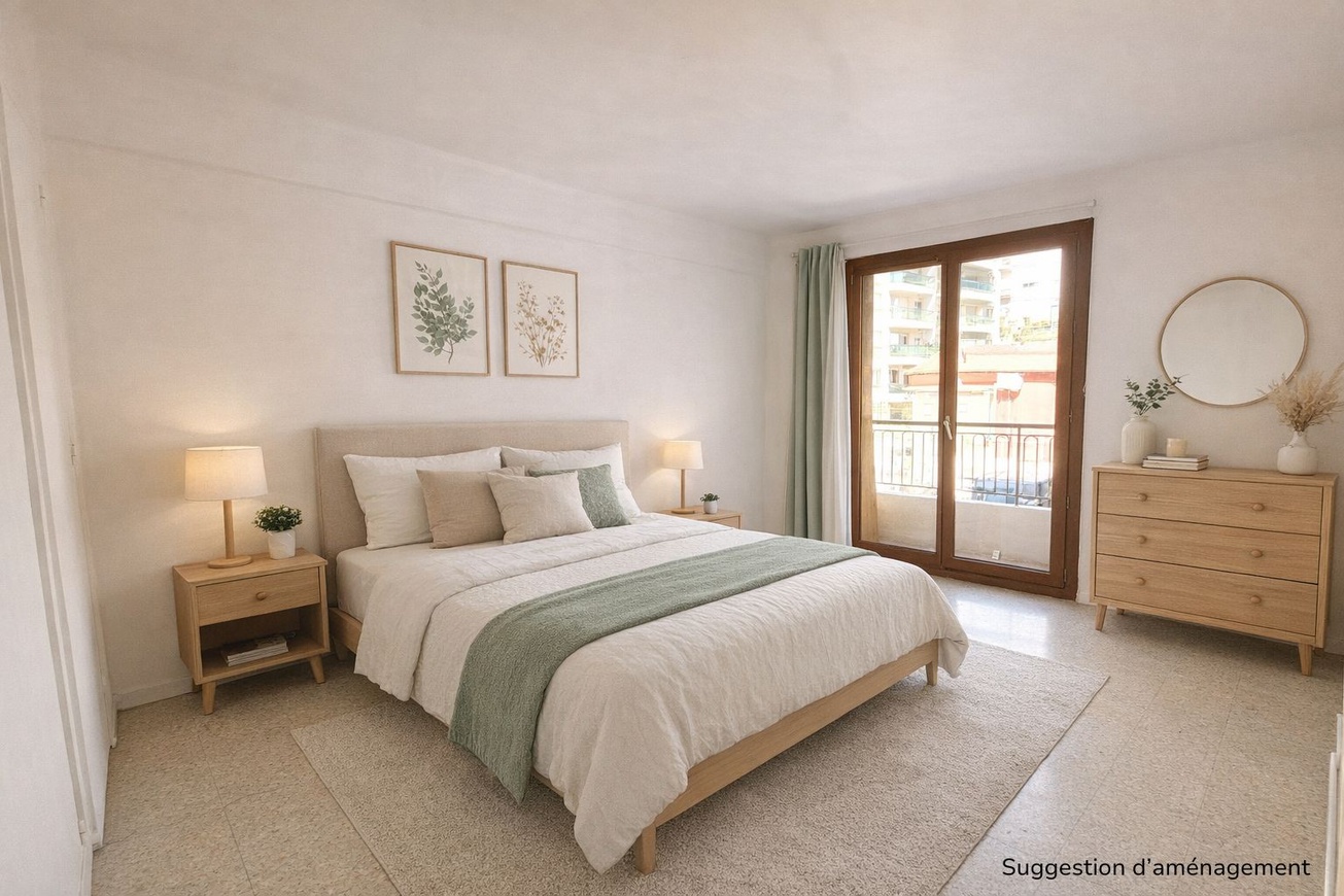 Achat immobilier Appartement 2 pièces  52m2 à Nice (06300) - Photo n°5