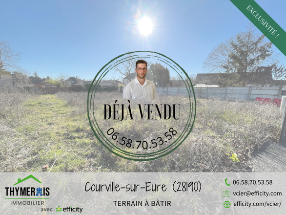 terrain  - 438m2 à Courville-sur-Eure (28190)