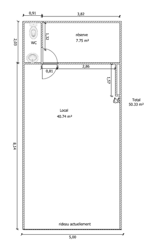local-commercial 1 pièces - 50m2 à Guingamp (22200)