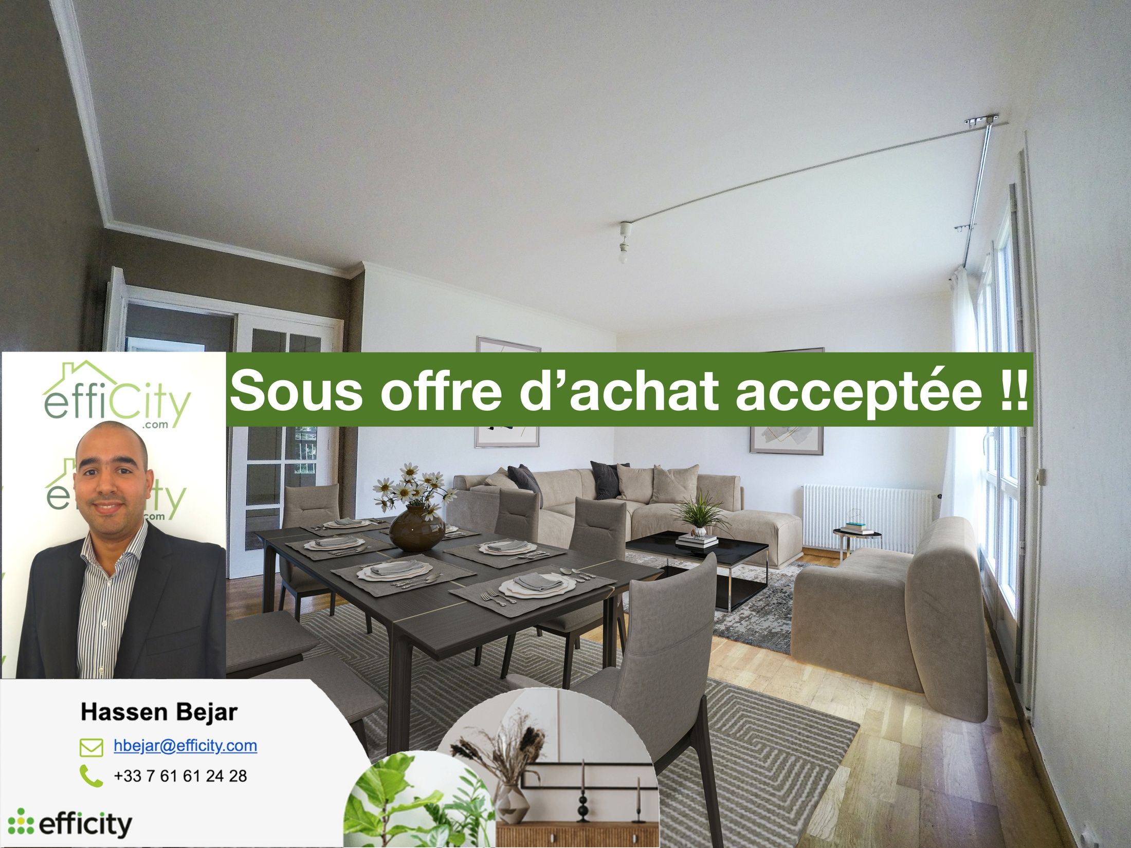 appartement 2 pièces - 52m2 à Plaisir (78370)