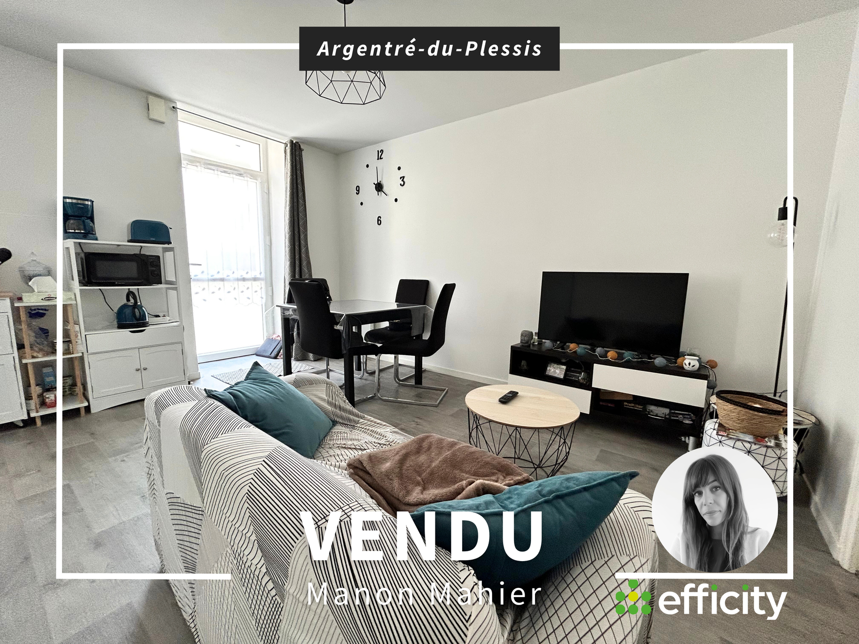 appartement 2 pièces - 39m2 à Argentré-du-Plessis (35370)