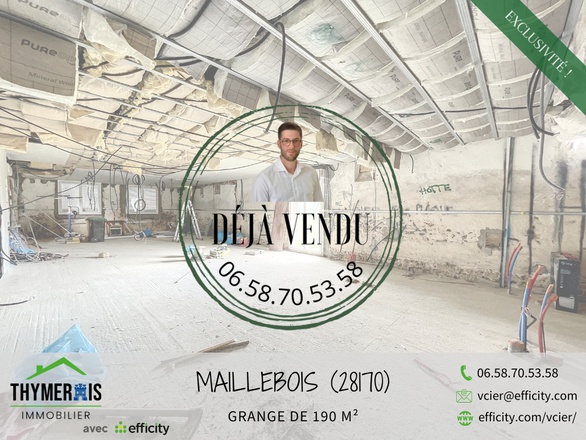 maison 4 pièces - 190m2 à Châteauneuf-en-Thymerais (28170)