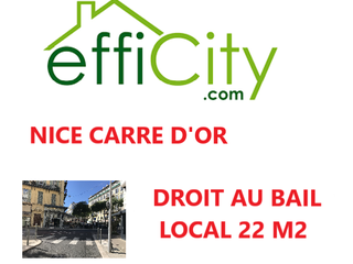 local commercial 1 pièces - 22m2 à Nice (06000)