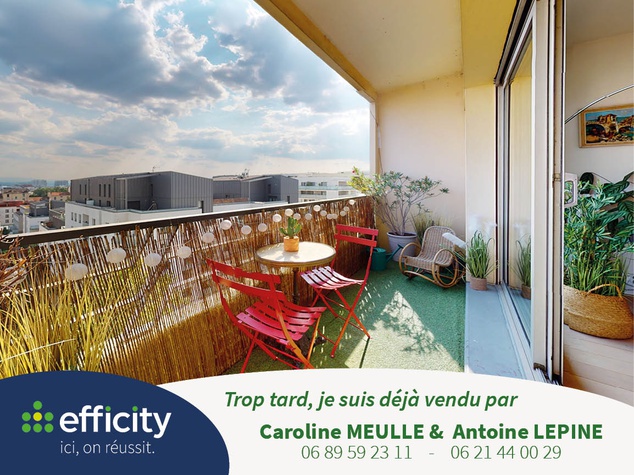 appartement 4 pièces - 87m2 à Lyon (69008)