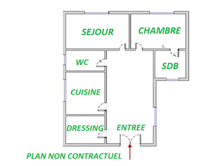 appartement 2 pièces - 56m2 à Courbevoie (92400)