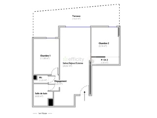 appartement 3 pièces - 58m2 à Châteauneuf-les-Martigues (13220)