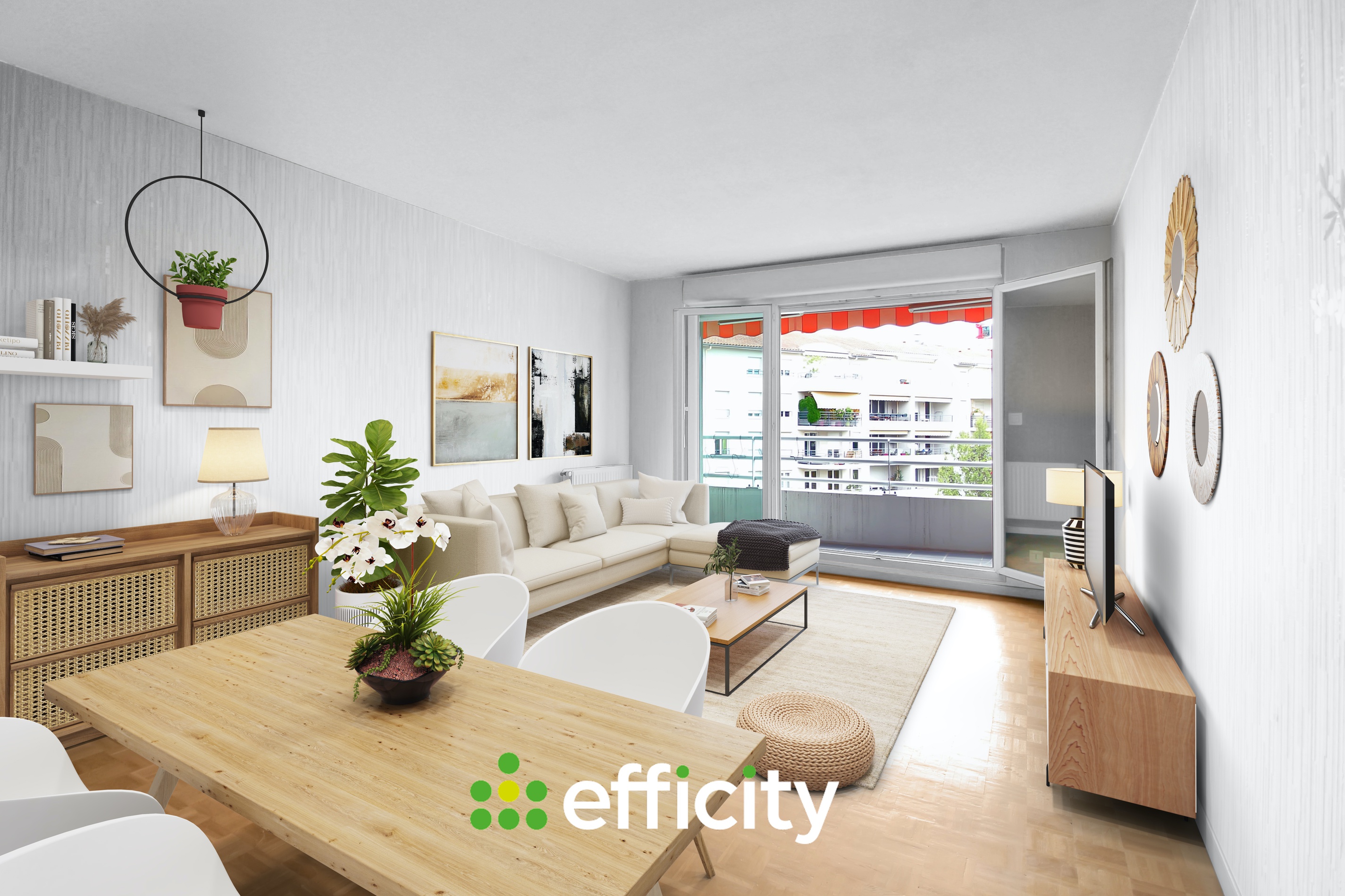 appartement 3 pièces - 63m2 à Villeurbanne (69100)