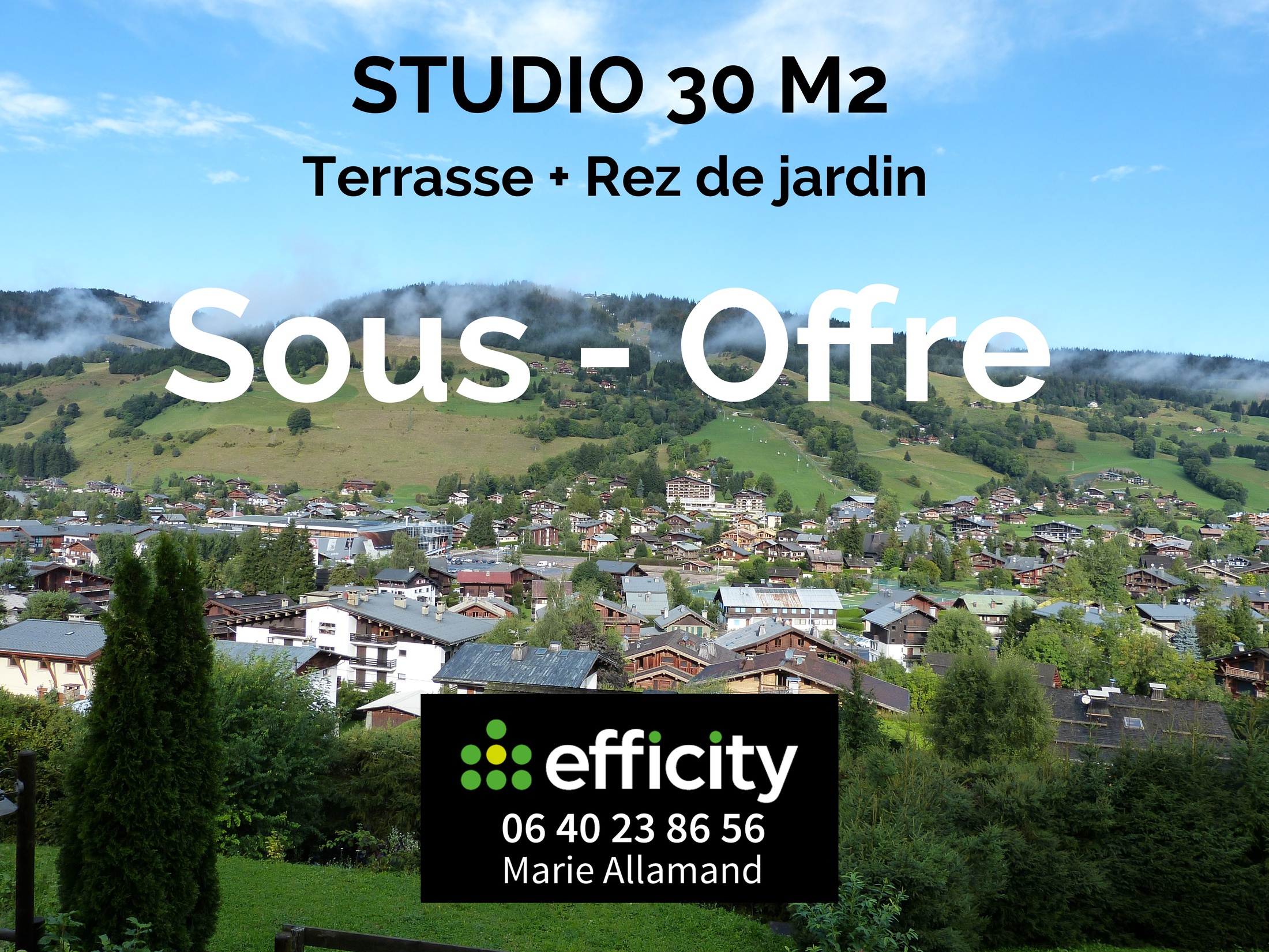 appartement 1 pièces - 30m2 à Megève (74120)