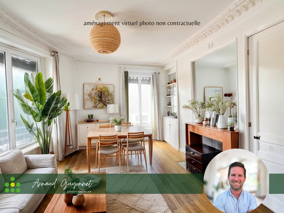 appartement 3 pièces - 83m2 à Lyon (69007)