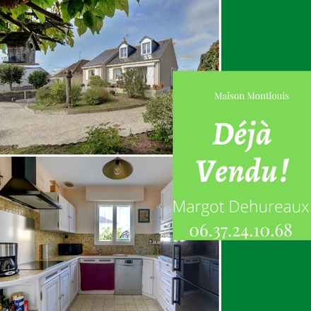 maison 7 pièces - 165m2 à Montlouis-sur-Loire (37270)