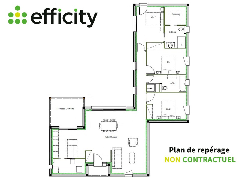 Achat immobilier Maison 4 pièces  110m2 à Sanguinet (40460) - Photo n°5