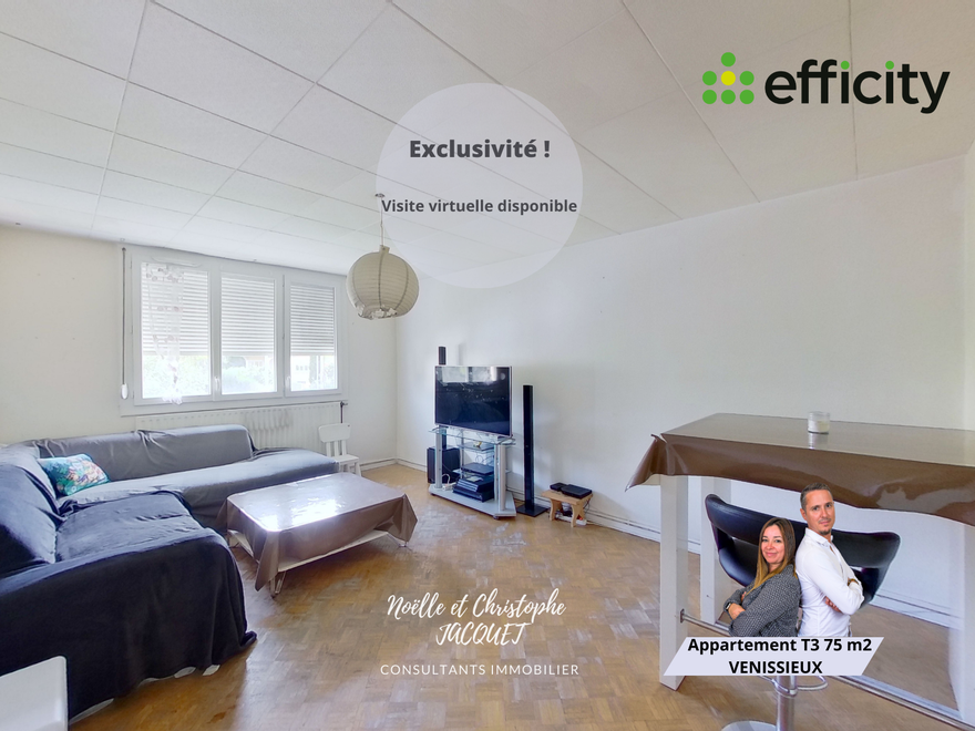 appartement 3 pièces - 74m2 à Vénissieux (69200)