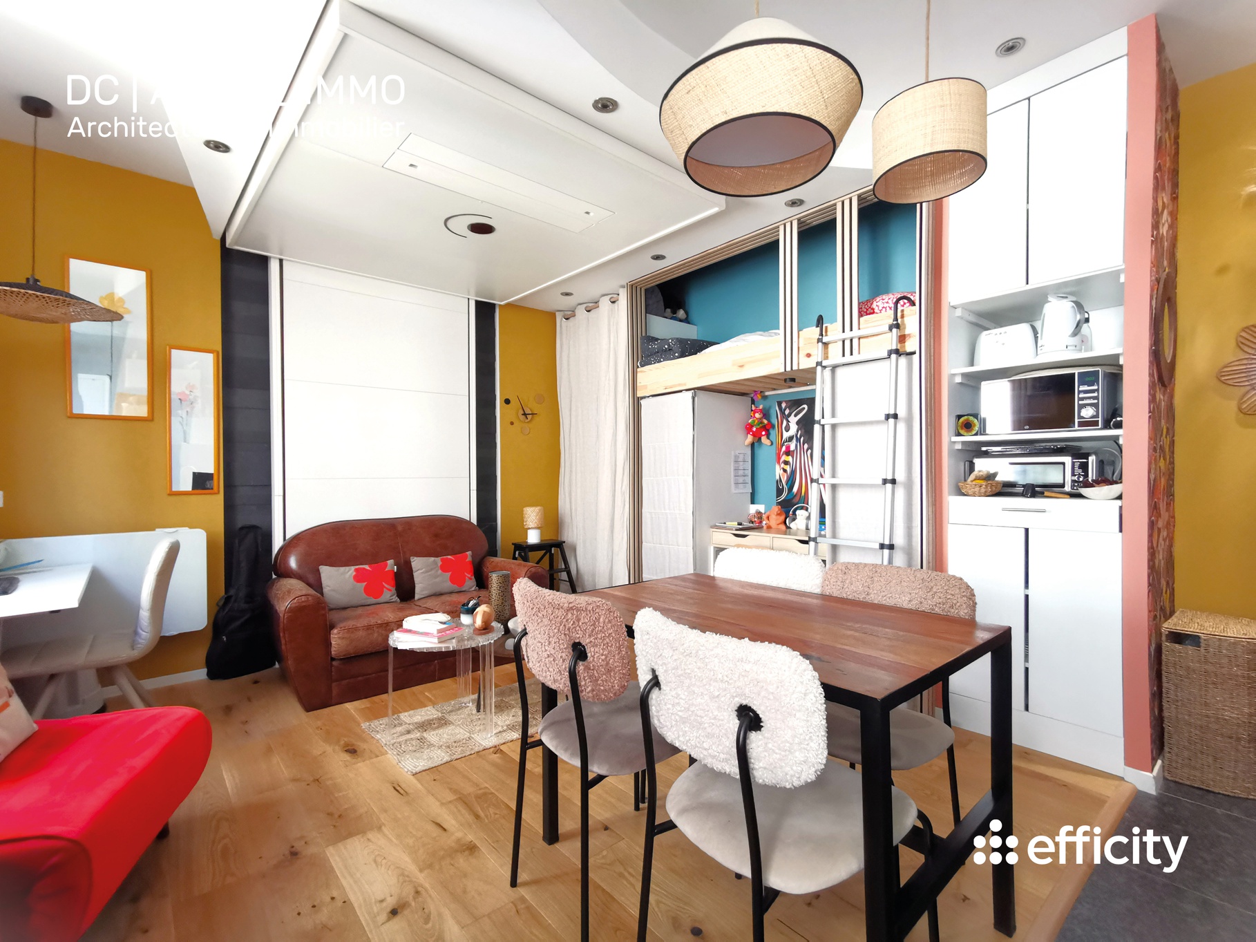 appartement 1 pièces - 26m2 à Paris (75013)