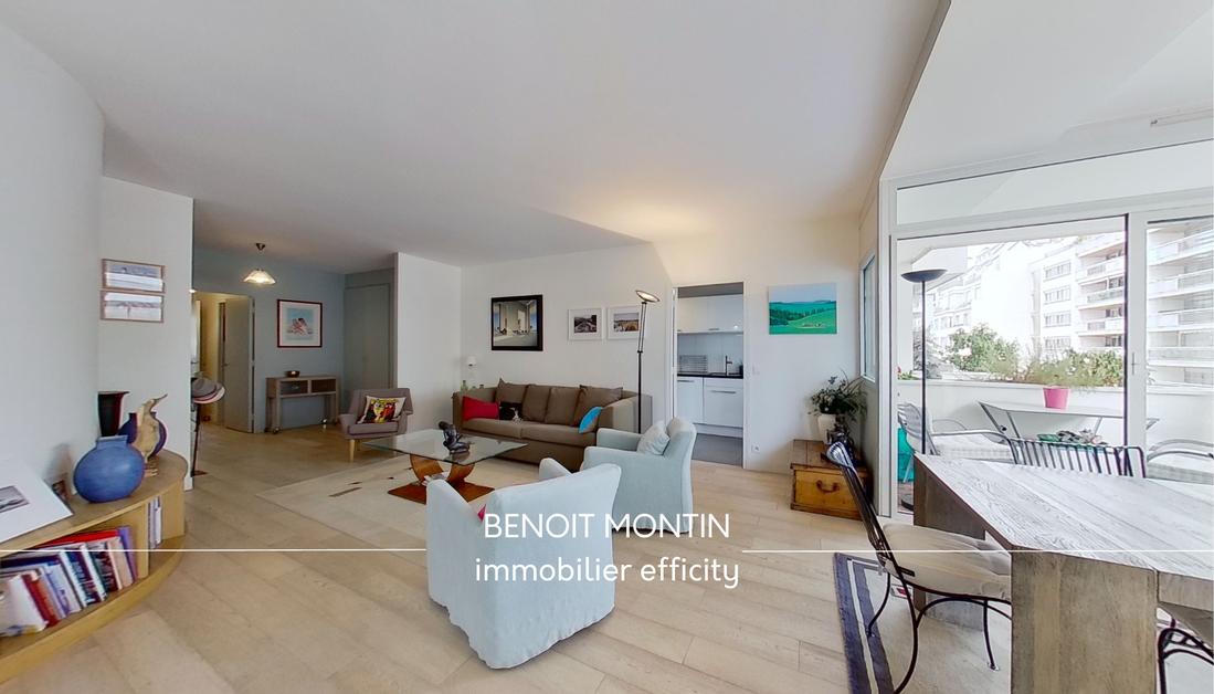 appartement 4 pièces - 105m2 à Paris (75016)