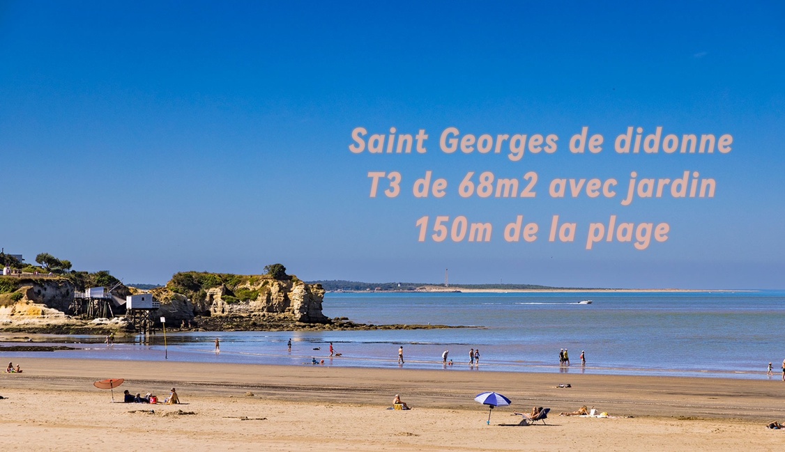 appartement 3 pièces - 68m2 à Saint-Georges-de-Didonne (17110)