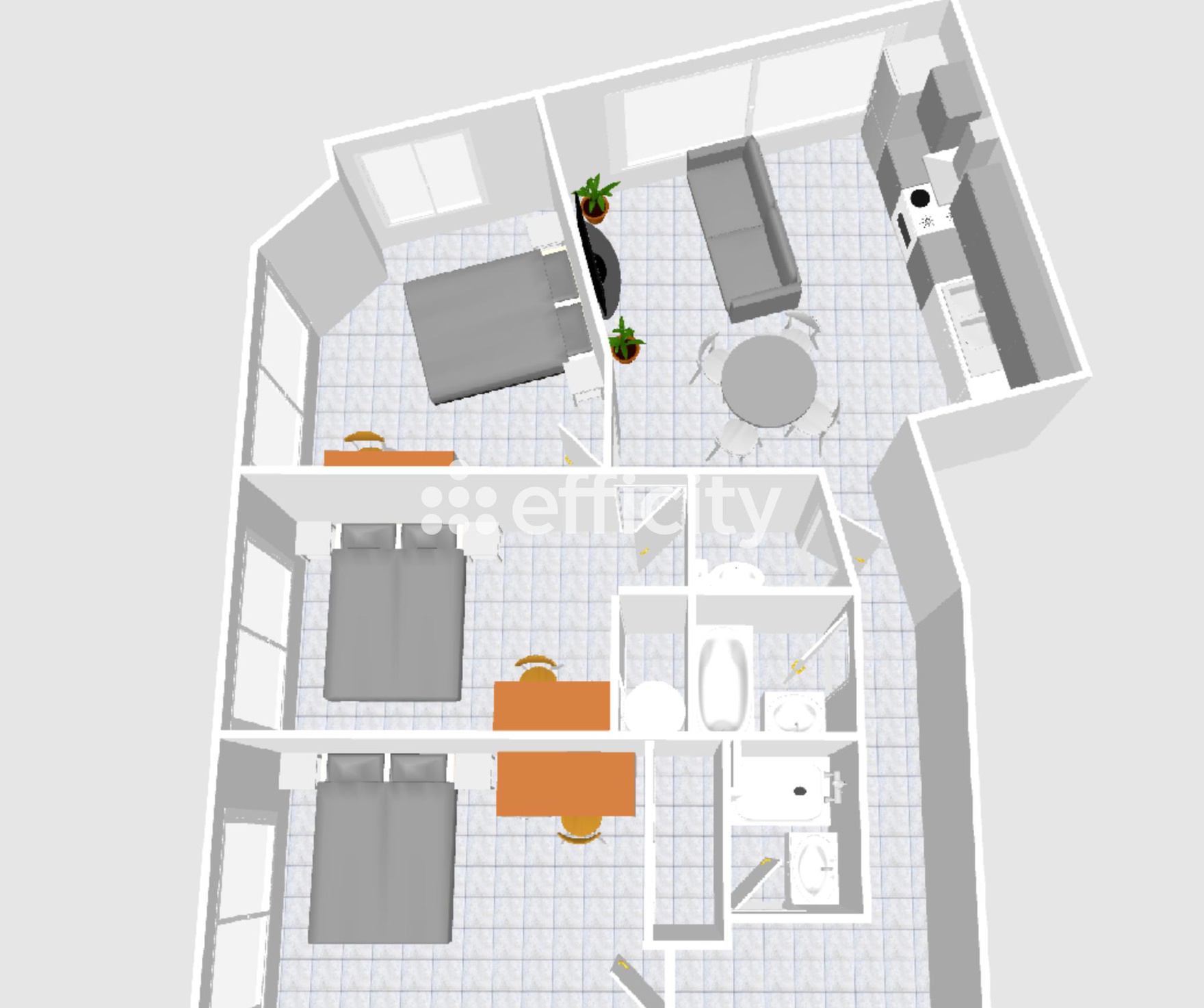 Achat immobilier Appartement 4 pièces  61m2 à Montpellier (34080) - Photo n°7