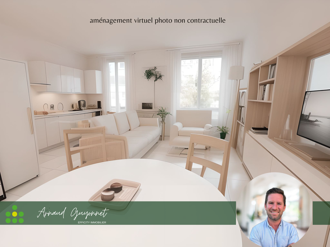 appartement 2 pièces - 46m2 à Lyon (69007)