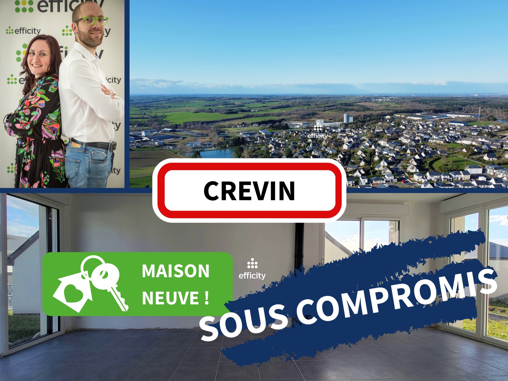 maison 4 pièces - 71m2 à Crevin (35320)
