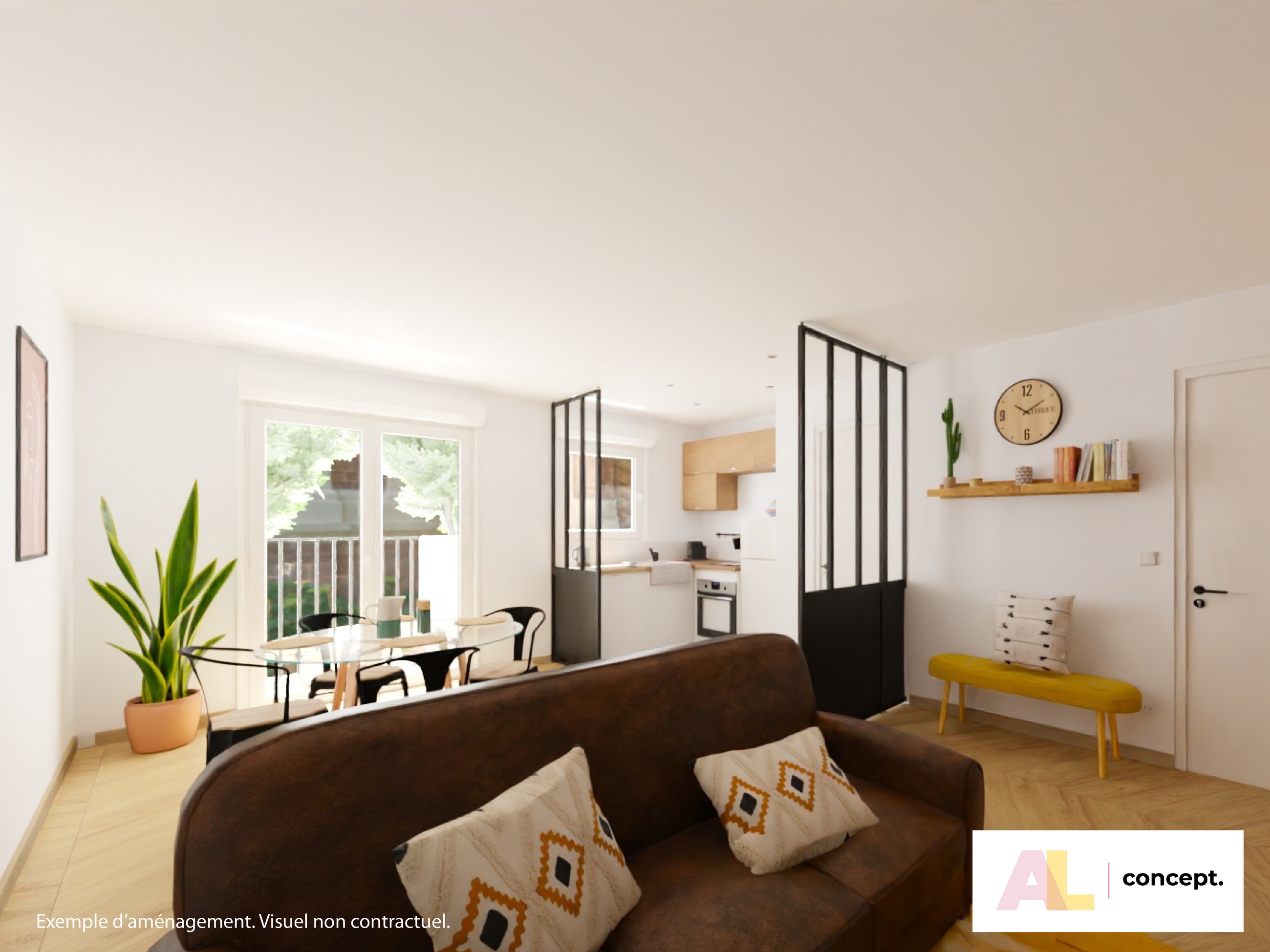 appartement 2 pièces - 46m2 à Bordeaux (33300)