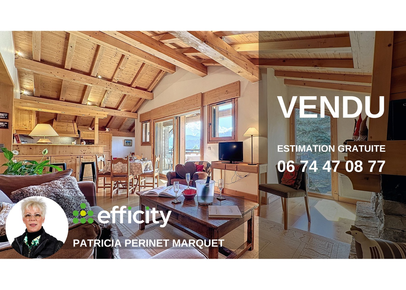 appartement 5 pièces - 91m2 à Megève (74120)