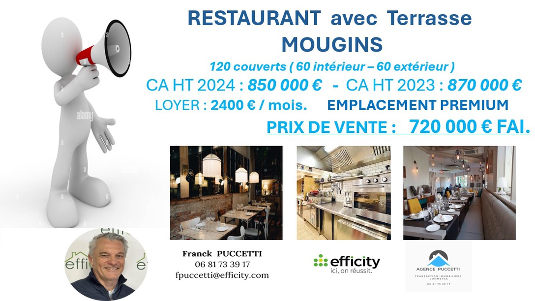 Achat immobilier Local commercial 2 pièces  300m2 à Mougins (06250) - Photo n°1