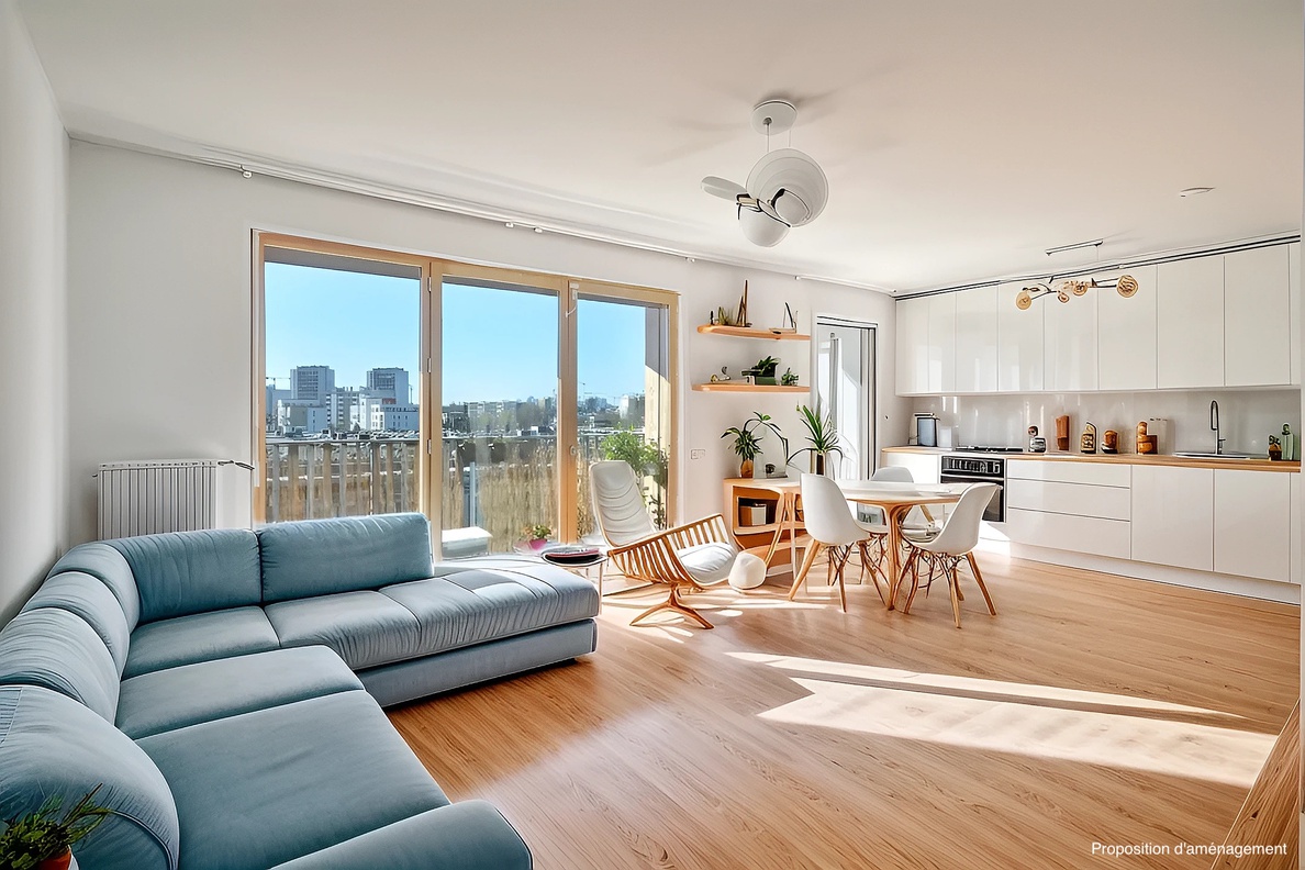 appartement 4 pièces - 87m2 à Saint-Ouen-sur-Seine (93400)