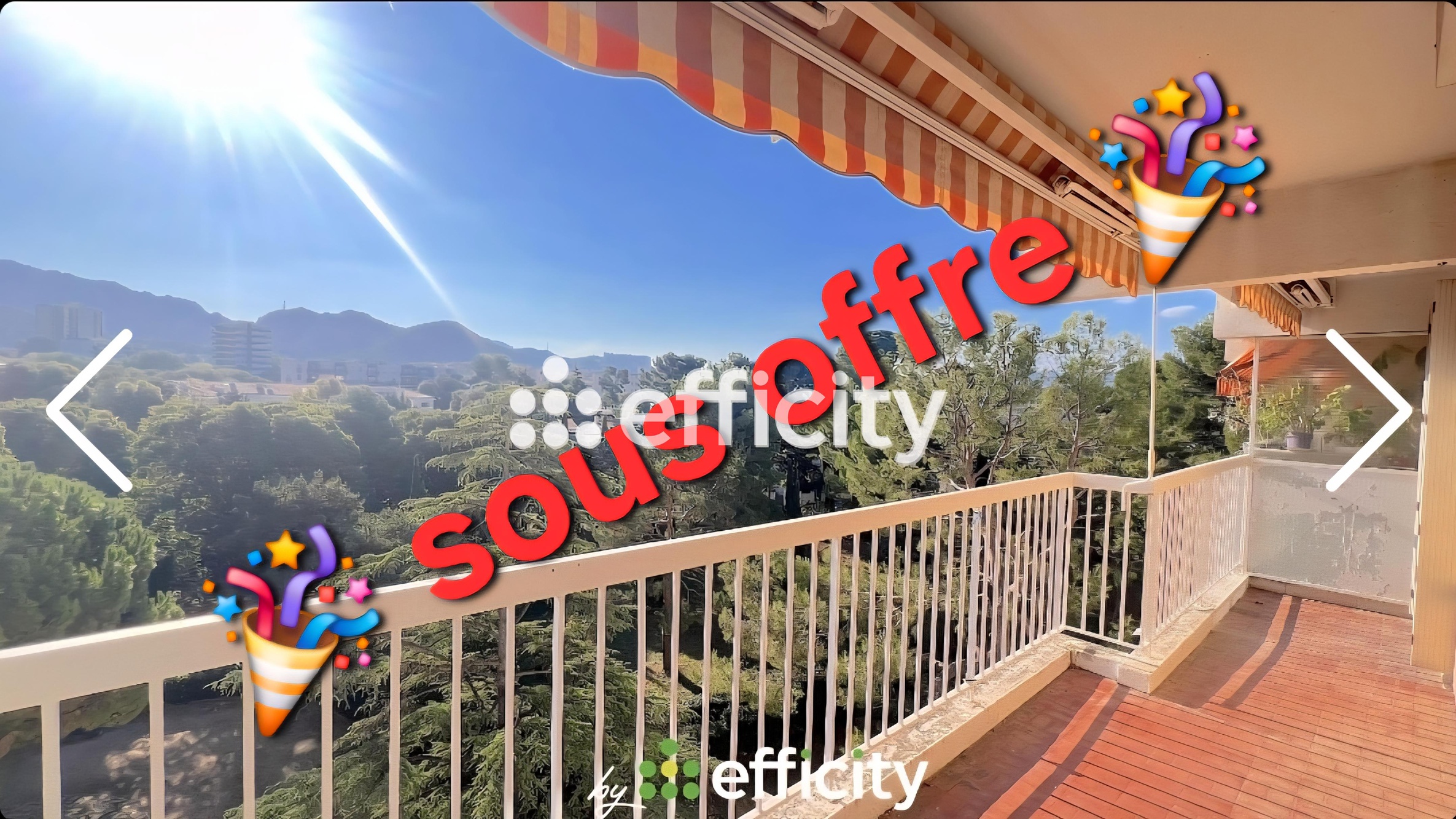 appartement 3 pièces - 75m2 à Marseille (13010)