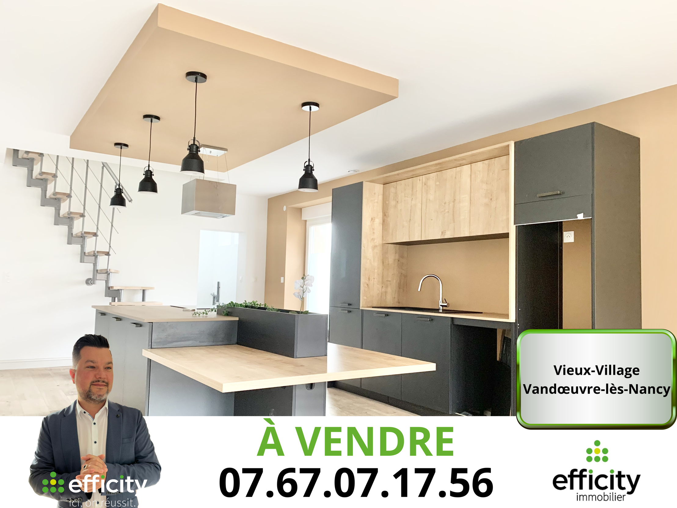 appartement 4 pièces - 92m2 à Vandœuvre-lès-Nancy (54500)