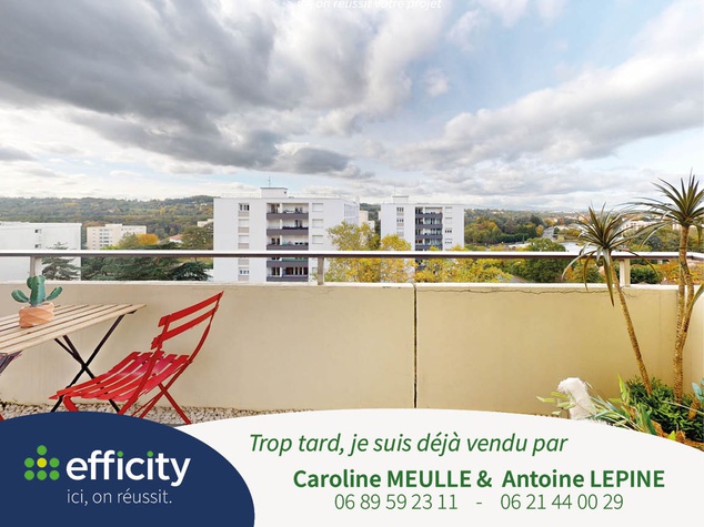 appartement 2 pièces - 44m2 à Sainte-Foy-lès-Lyon (69110)