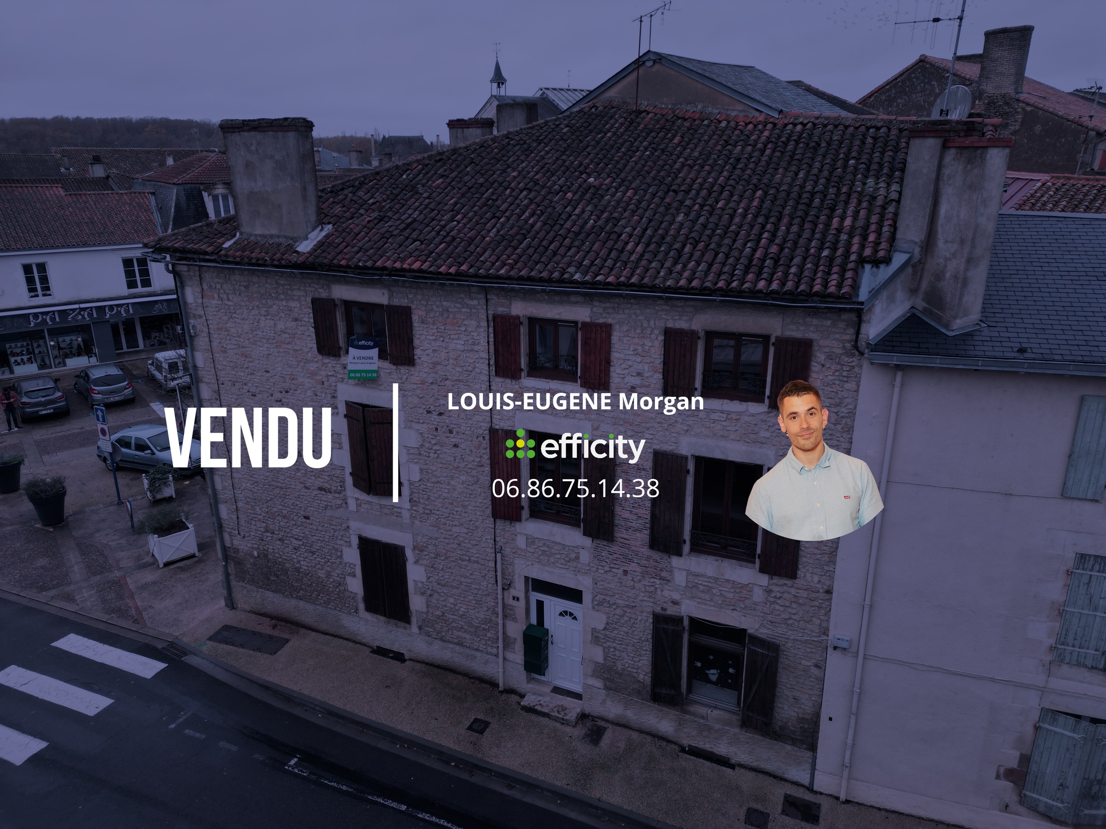 immeuble 9 pièces - 196m2 à Gençay (86160)