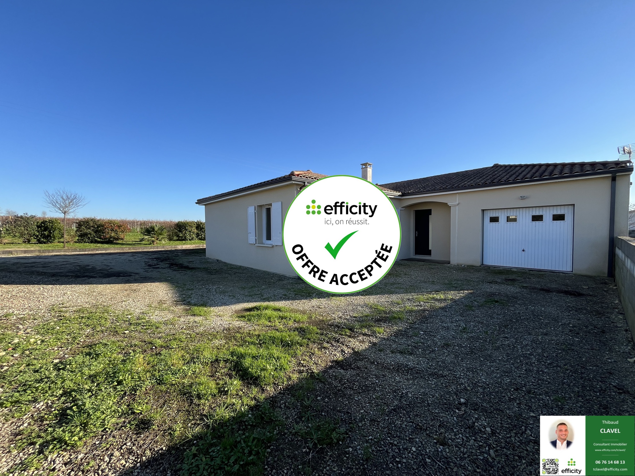 maison 5 pièces - 95m2 à Gensac-la-Pallue (16130)