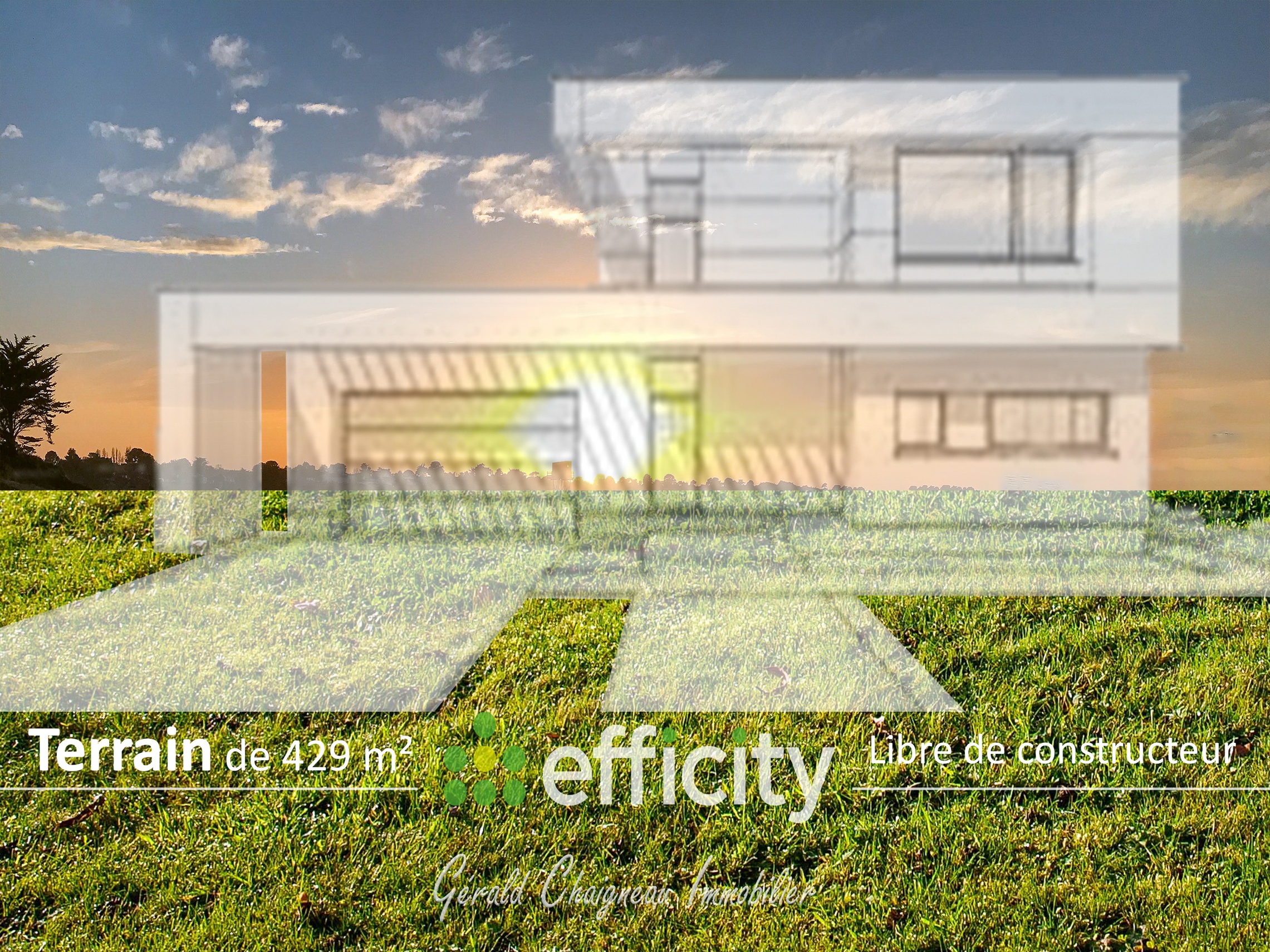 Achat immobilier Terrain   430m2 à Saint-Julien-de-Concelles (44450) - Photo n°1