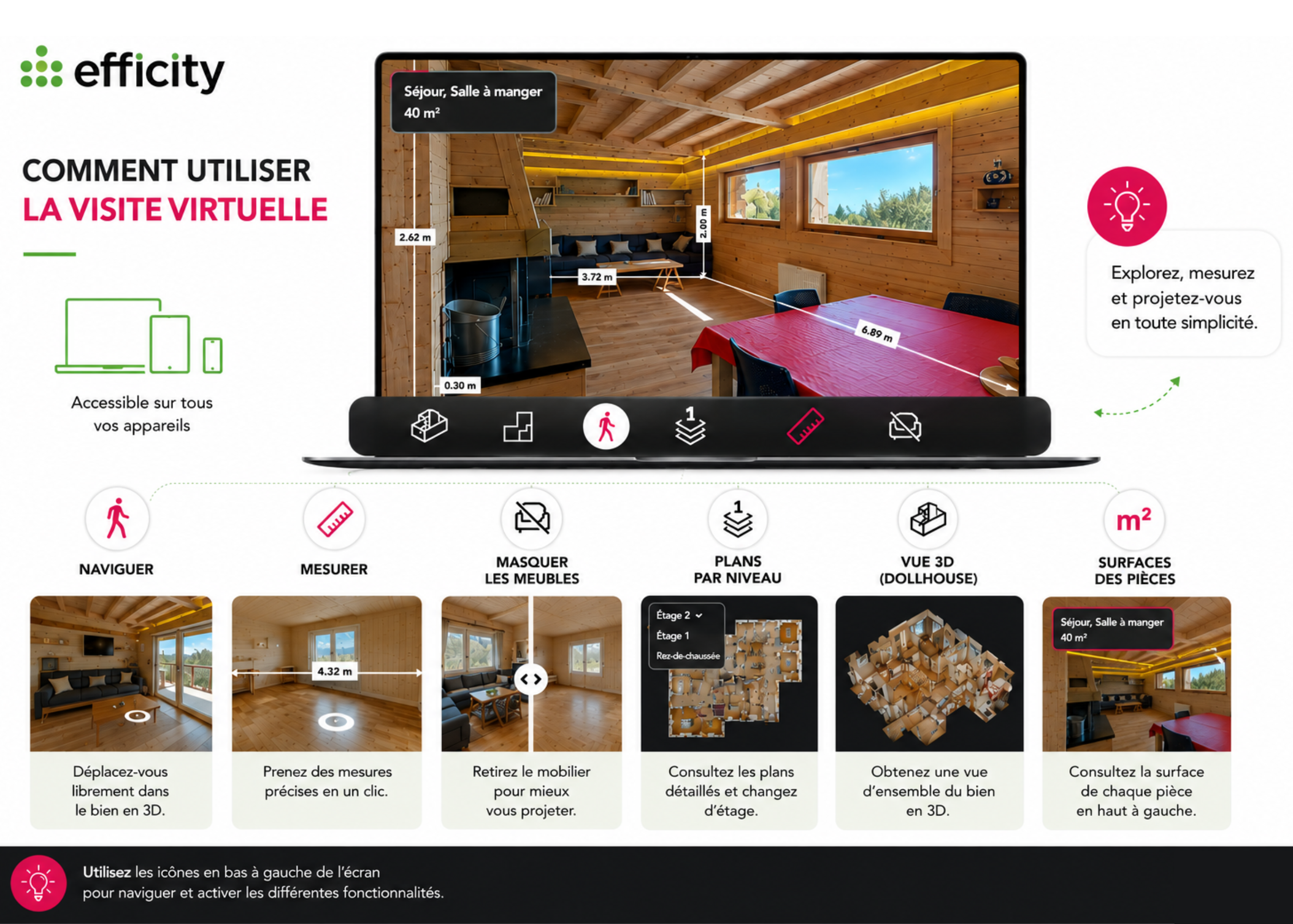 Achat immobilier Appartement 3 pièces  59m2 à Megève (74120) - Photo n°14
