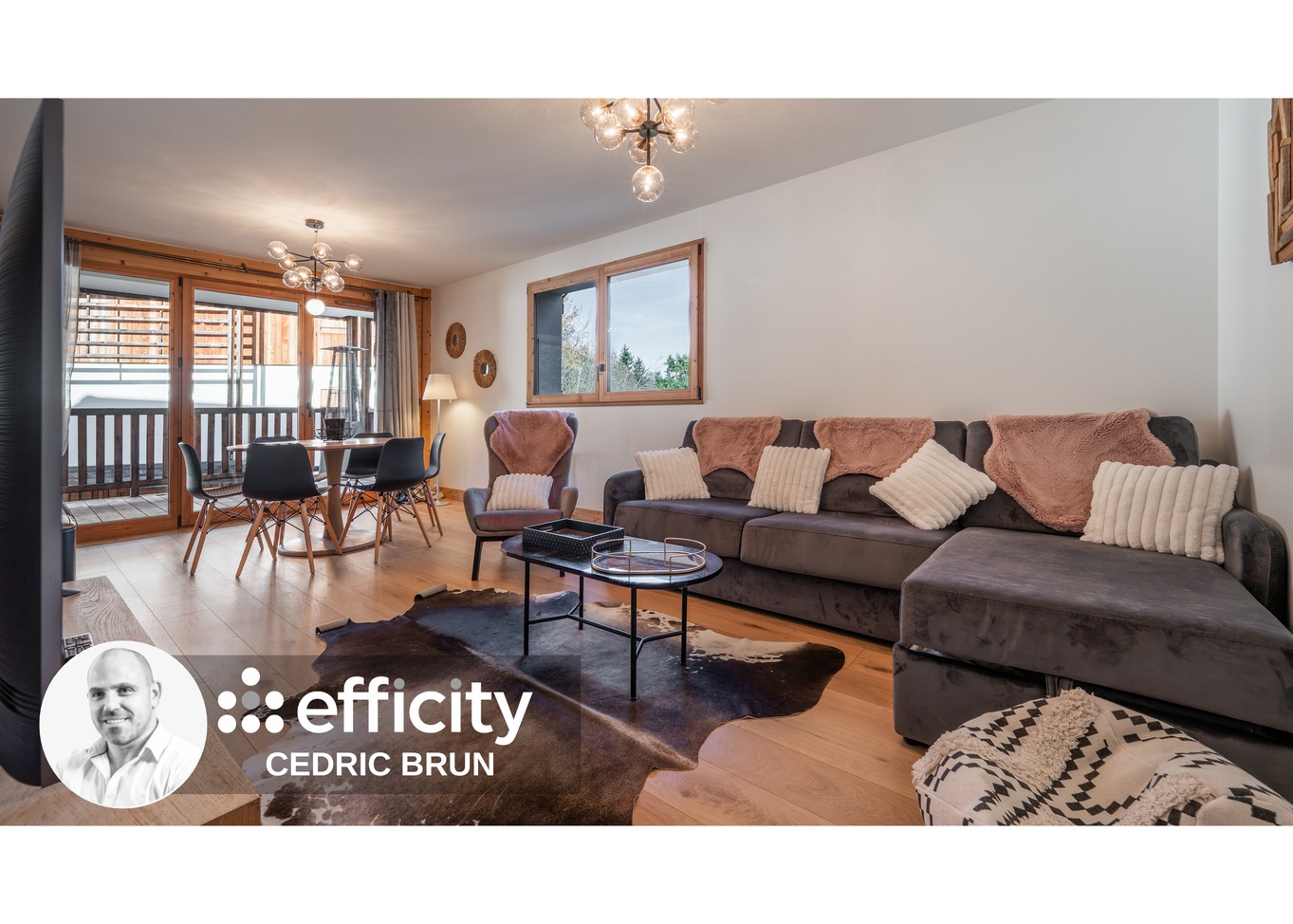 appartement 3 pièces - 59m2 à Megève (74120)