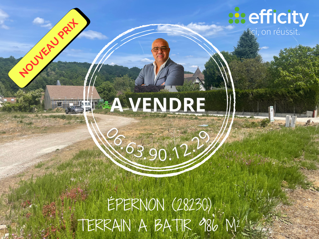 Achat immobilier Terrain   986m2 à Épernon (28230) - Photo n°1