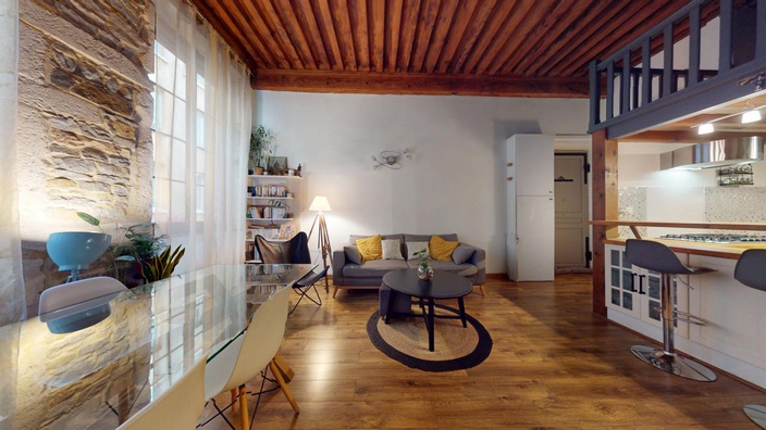 appartement 3 pièces - 64m2 à Lyon (69001)