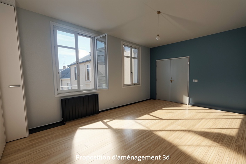 appartement 1 pièces - 30m2 à Tours (37000)
