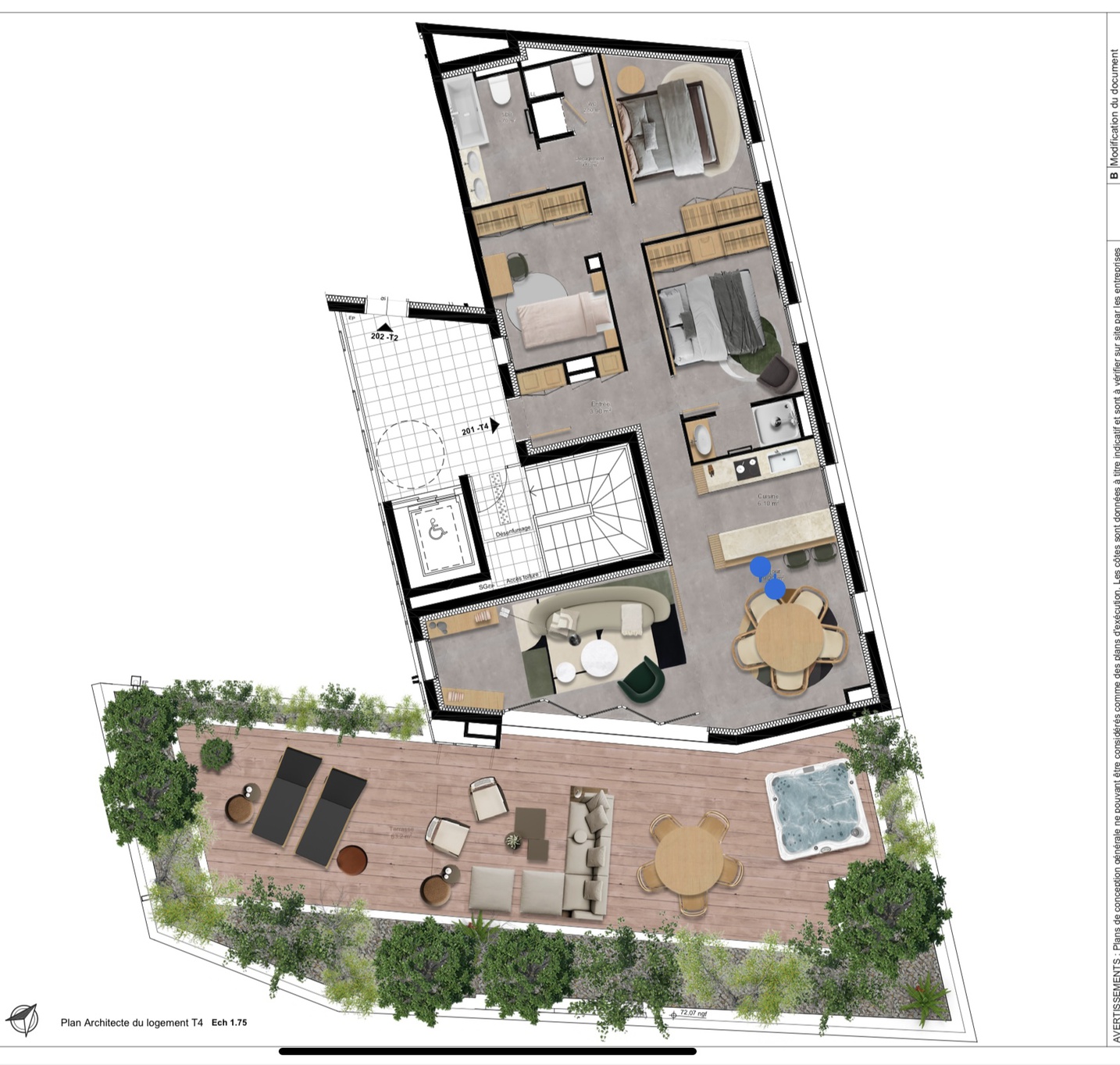 Achat immobilier Appartement 4 pièces  88m2 à Marseille (13004) - Photo n°8